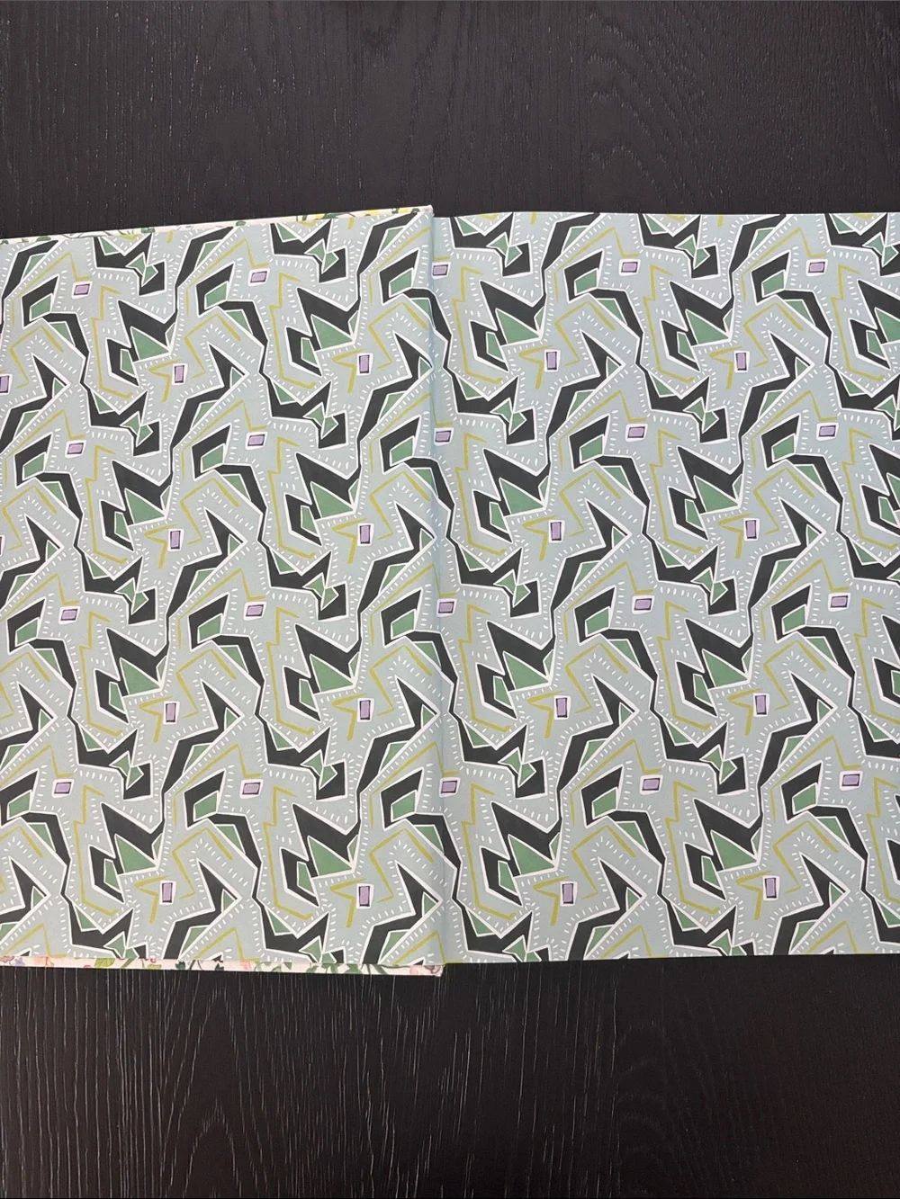 A Life in Pattern Coffee Table Book - Floral Cream and Green
